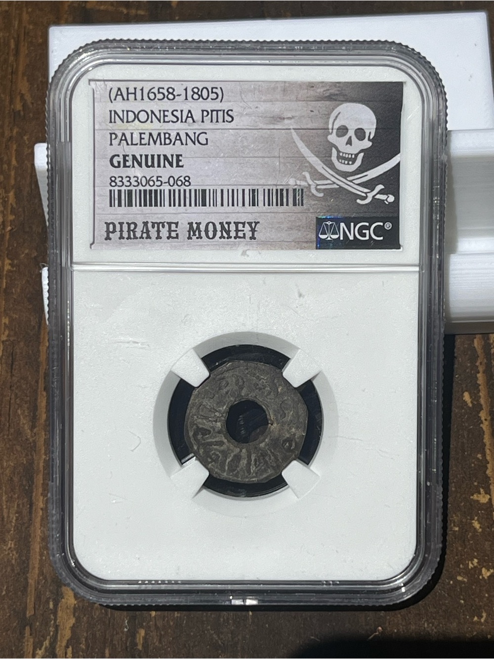 Certified Pirate Money Indonesia Pitis Coin - Black/Silver